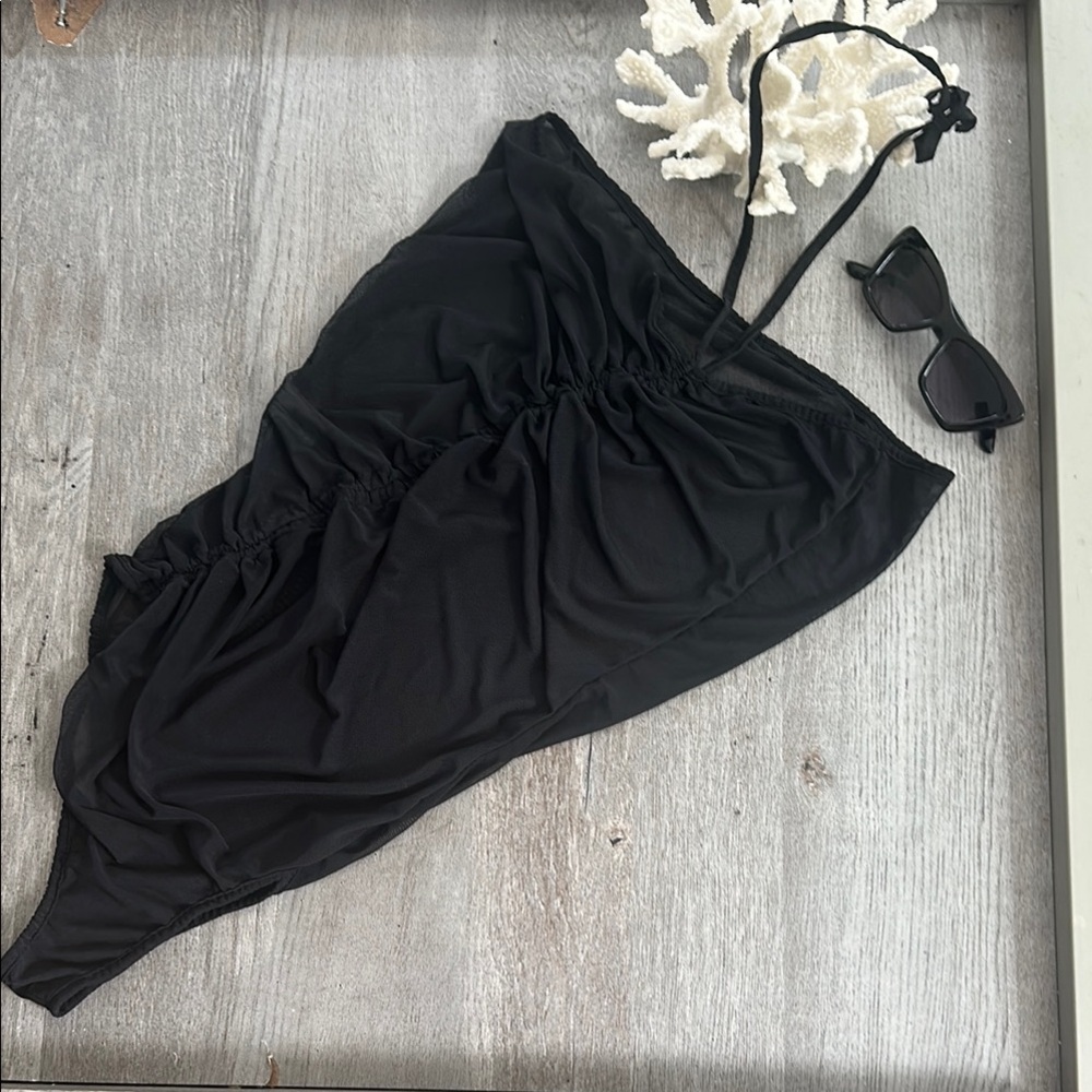 SHEIN Black Swim Coverup NWOT
